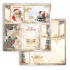 Stamperia Romantic Christmas 12x12 Inch Paper Pack (SBBL96)